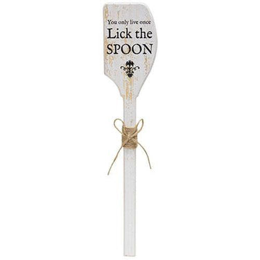 Lick the Spoon Decorative Wooden Spatula - The Fox Decor